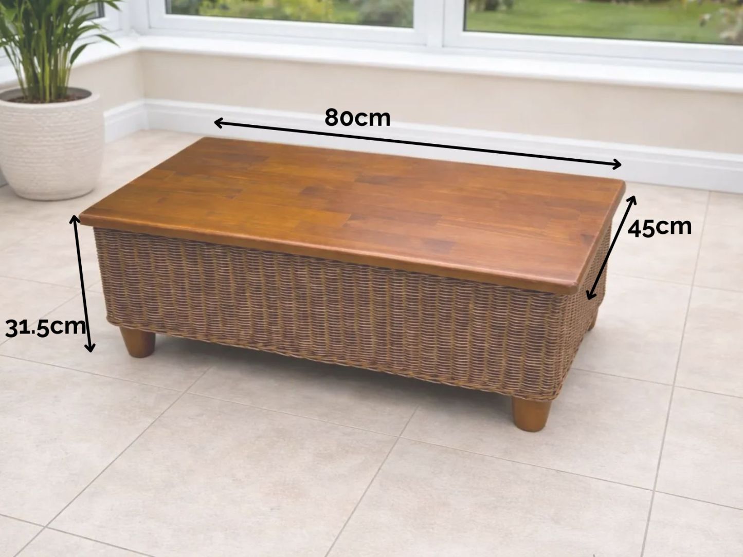 Aintree coffee table soft java