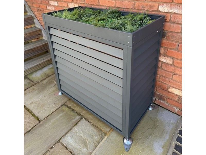 Heat Pump/Air Conditioning Unit Cover with Planter | Pre-Order