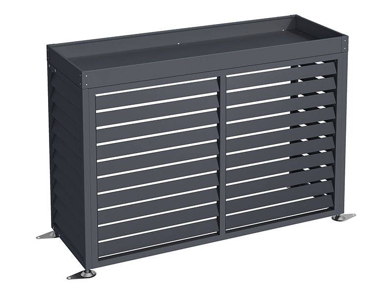 Heat Pump/Air Conditioning Unit Cover with Planter | Pre-order-Garden Furniture Centre-MidInstock,instock,MidRange,Weather Covers Accessories,Accessories,Wheelie Bin Covers,Heat Pump Cover-{collection_title}