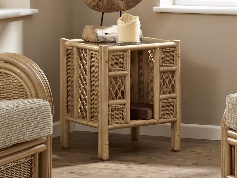 Alaska Side Table-Garden Furniture Centre-LowRange,Under 100,Indoor Dining,Conservatory,Cane Furniture Conservatory,Alaska Conservatory Furniture,Tables,Cane Furniture,Alaska Furniture,Side Table-{collection_title}