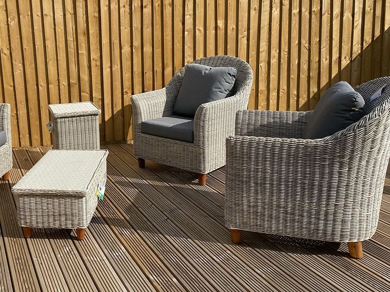 Fiji Smooth 5 Piece Suite-Garden Furniture Centre-HighRange,Lounge Suites & Sets,Outdoor Lounging,Outdoor Furniture,Rattan Furniture,Ranges,Fiji Range,Fiji Smooth-{collection_title}