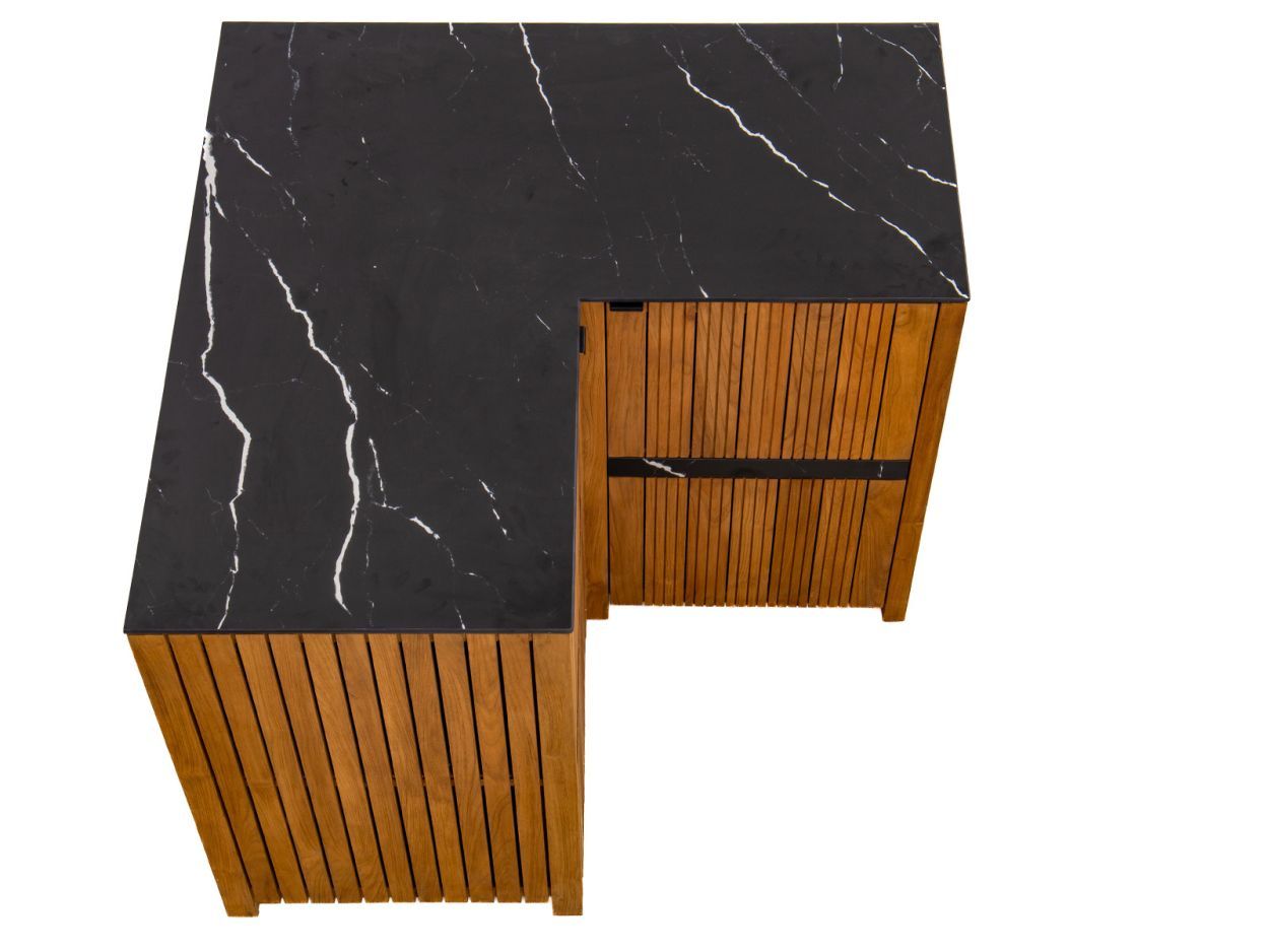 Amalfi Corner Unit-Garden Furniture Centre-HighRange,Reclaimed Furniture,Amalfi,Modular Furniture,Teak,Outdoor Furniture,Teak Garden Furniture,Ranges,Outdoor Kitchens,The Bari Outdoor Kitchen Range-{collection_title}