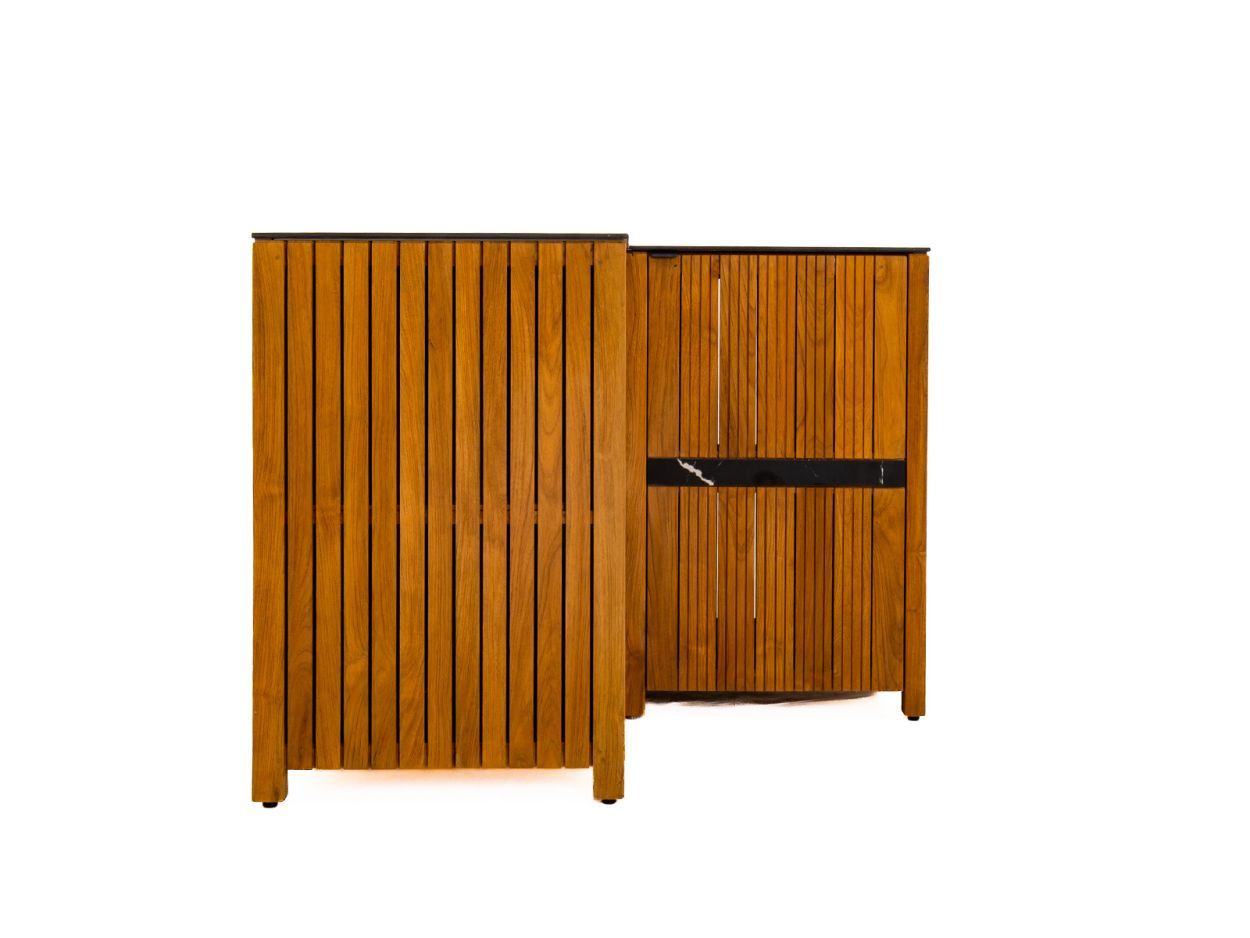 Amalfi Corner Unit-Garden Furniture Centre-HighRange,Reclaimed Furniture,Amalfi,Modular Furniture,Teak,Outdoor Furniture,Teak Garden Furniture,Ranges,Outdoor Kitchens,The Bari Outdoor Kitchen Range-{collection_title}