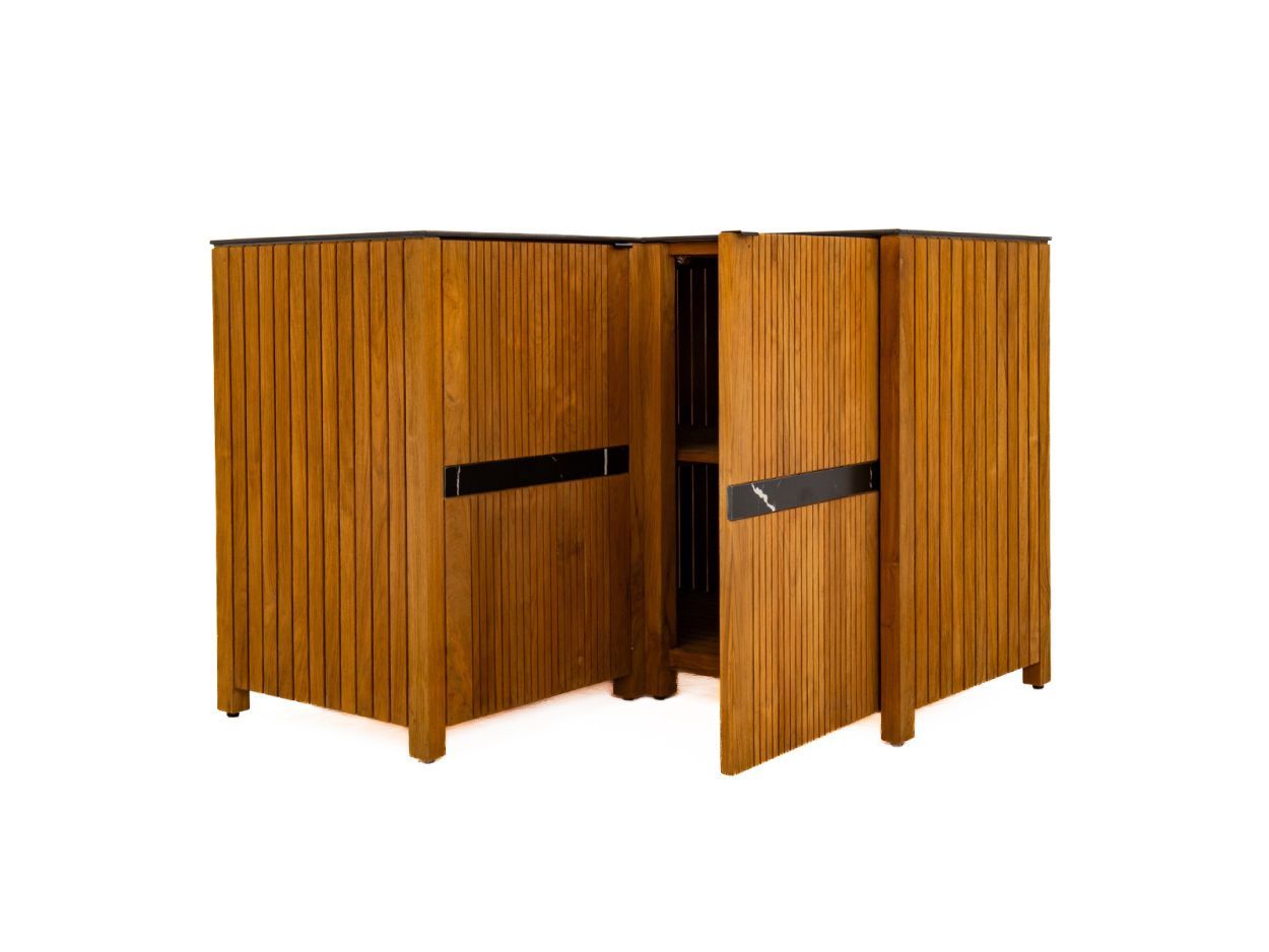 Amalfi Corner Unit-Garden Furniture Centre-HighRange,Reclaimed Furniture,Amalfi,Modular Furniture,Teak,Outdoor Furniture,Teak Garden Furniture,Ranges,Outdoor Kitchens,The Bari Outdoor Kitchen Range-{collection_title}