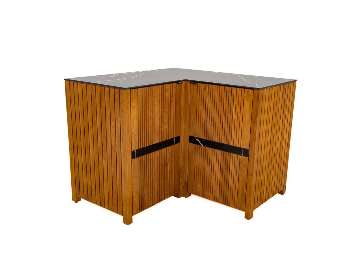 Amalfi Corner Unit-Garden Furniture Centre-HighRange,Reclaimed Furniture,Amalfi,Modular Furniture,Teak,Outdoor Furniture,Teak Garden Furniture,Ranges,Outdoor Kitchens,The Bari Outdoor Kitchen Range-{collection_title}