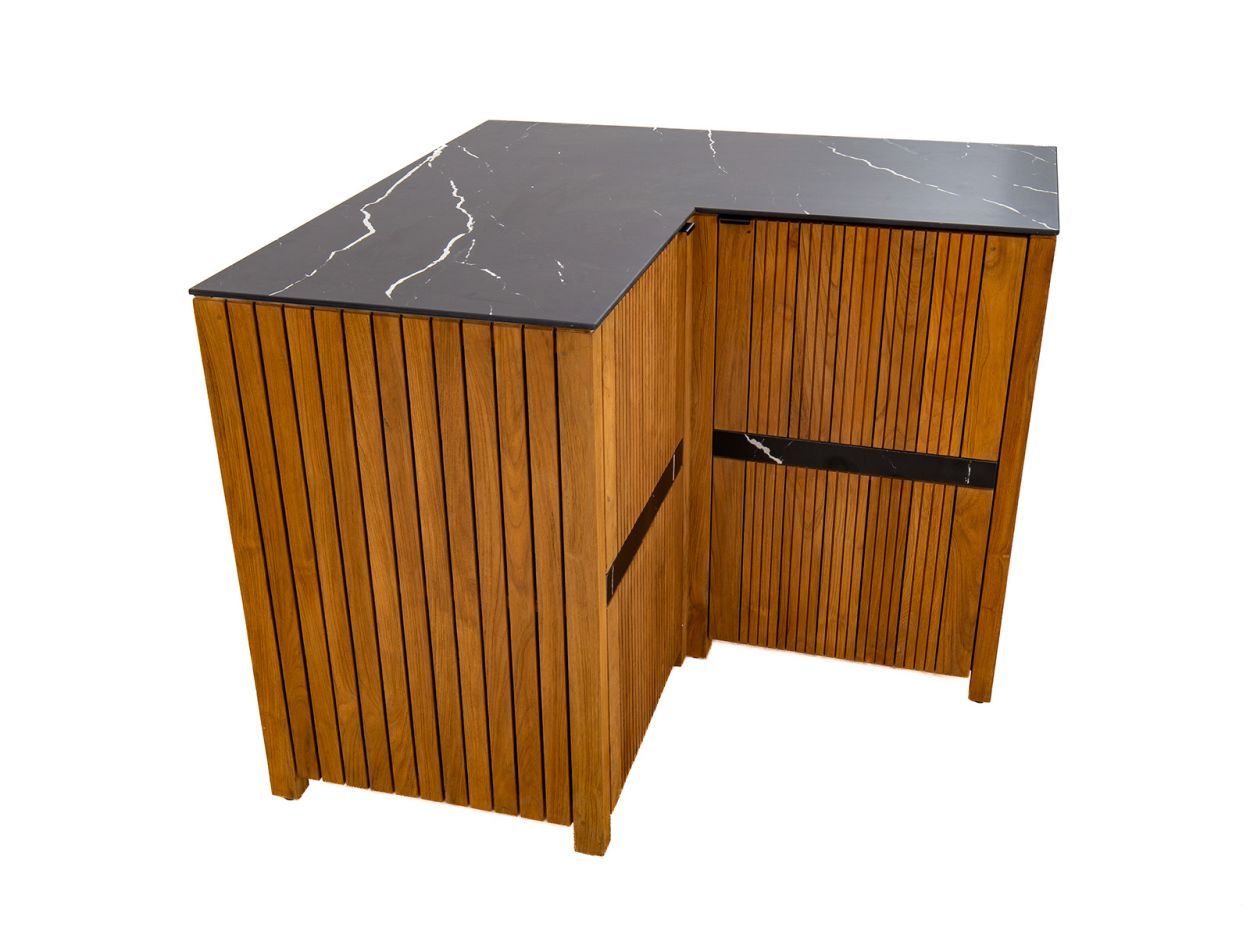 Amalfi Corner Unit-Garden Furniture Centre-HighRange,Reclaimed Furniture,Amalfi,Modular Furniture,Teak,Outdoor Furniture,Teak Garden Furniture,Ranges,Outdoor Kitchens,The Bari Outdoor Kitchen Range-{collection_title}