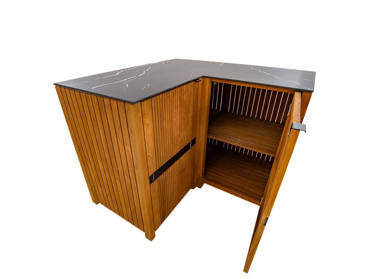 Amalfi Corner Unit-Garden Furniture Centre-HighRange,Reclaimed Furniture,Amalfi,Modular Furniture,Teak,Outdoor Furniture,Teak Garden Furniture,Ranges,Outdoor Kitchens,The Bari Outdoor Kitchen Range-{collection_title}