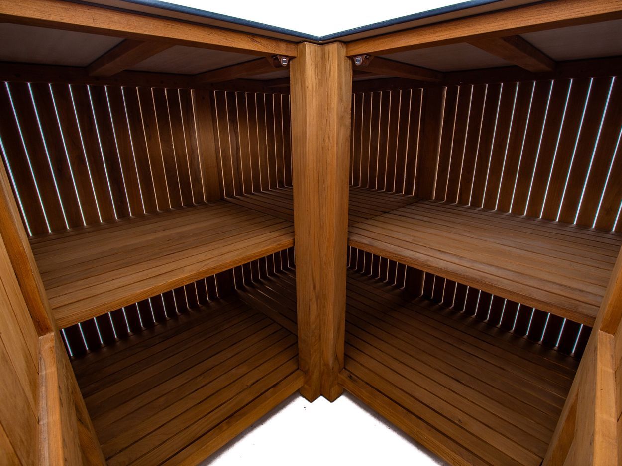 Amalfi Corner Unit-Garden Furniture Centre-HighRange,Reclaimed Furniture,Amalfi,Modular Furniture,Teak,Outdoor Furniture,Teak Garden Furniture,Ranges,Outdoor Kitchens,The Bari Outdoor Kitchen Range-{collection_title}