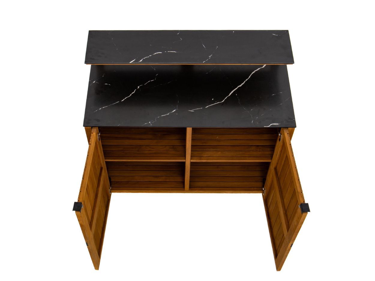 Amalfi Bar Unit Shelf | Bari Range-Garden Furniture Centre-LowRange,Reclaimed Furniture,Amalfi,Outdoor Kitchens,The Bari Outdoor Kitchen Range,Outdoor Kitchen,Modular Furniture-{collection_title}