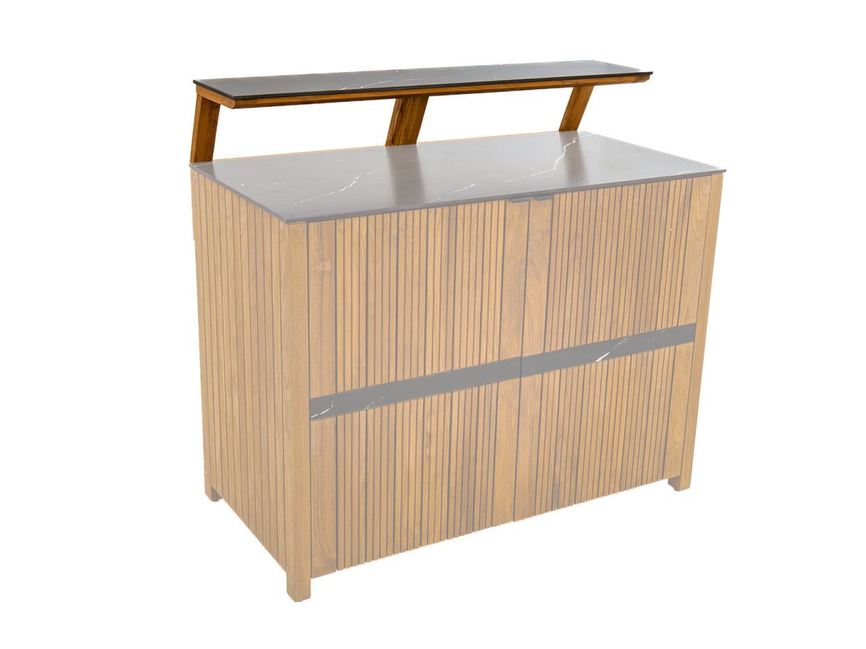 Amalfi Bar Unit Shelf | Bari Range-Garden Furniture Centre-LowRange,Reclaimed Furniture,Amalfi,Outdoor Kitchens,The Bari Outdoor Kitchen Range,Outdoor Kitchen,Modular Furniture-{collection_title}