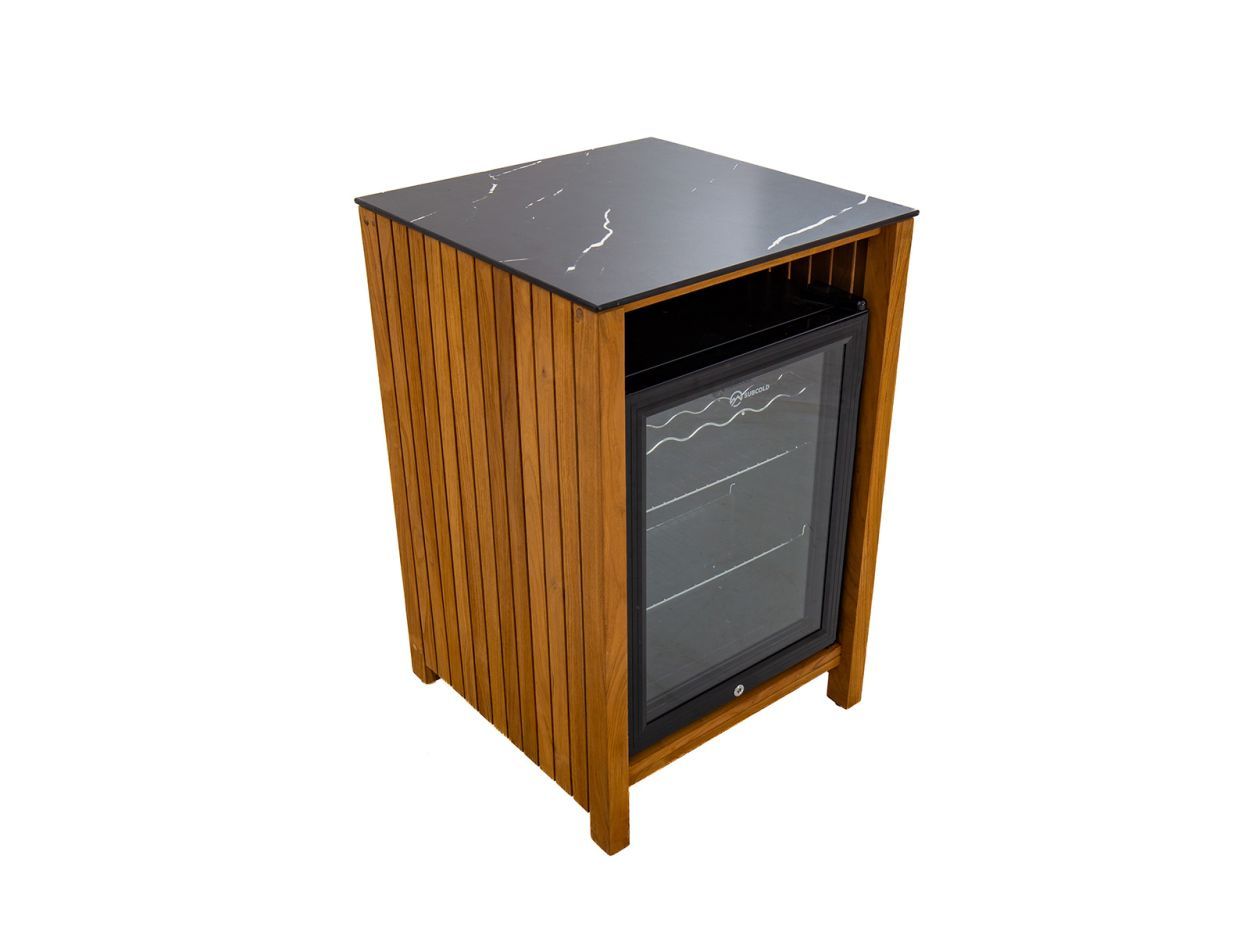 Amalfi Fridge Unit-Garden Furniture Centre-MidInstock,instock,MidRange,Reclaimed Furniture,Amalfi,Modular Furniture,Teak,Outdoor Furniture,Teak Garden Furniture,Ranges,Outdoor Kitchens,The Bari Outdoor Kitchen Range-{collection_title}
