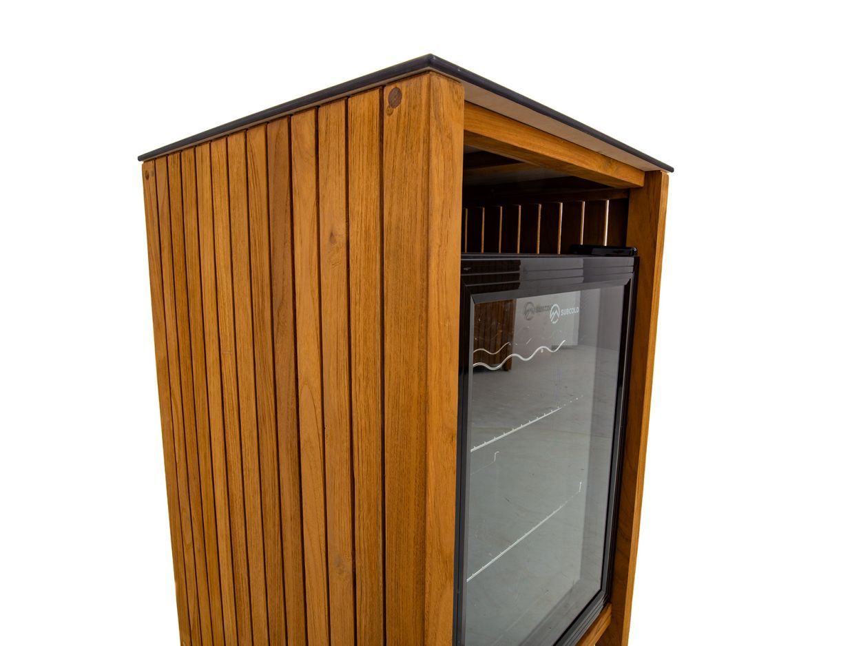 Amalfi Fridge Unit-Garden Furniture Centre-MidInstock,instock,MidRange,Reclaimed Furniture,Amalfi,Modular Furniture,Teak,Outdoor Furniture,Teak Garden Furniture,Ranges,Outdoor Kitchens,The Bari Outdoor Kitchen Range-{collection_title}