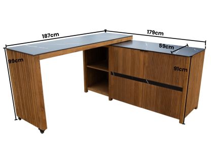 Amalfi Movable Kitchen Island