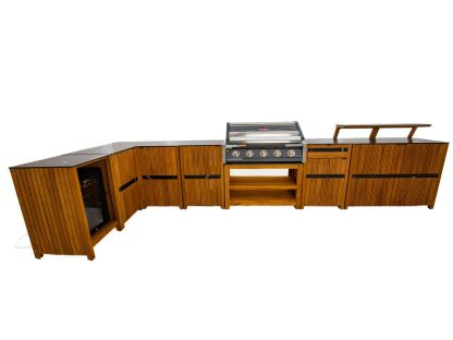 Amalfi Teak Outdoor Kitchen Set 1