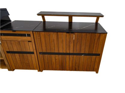 Amalfi Teak Outdoor Kitchen Set 1