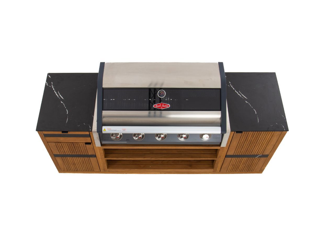Amalfi BBQ Trolley on Wheels