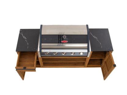 Amalfi BBQ Trolley on Wheels