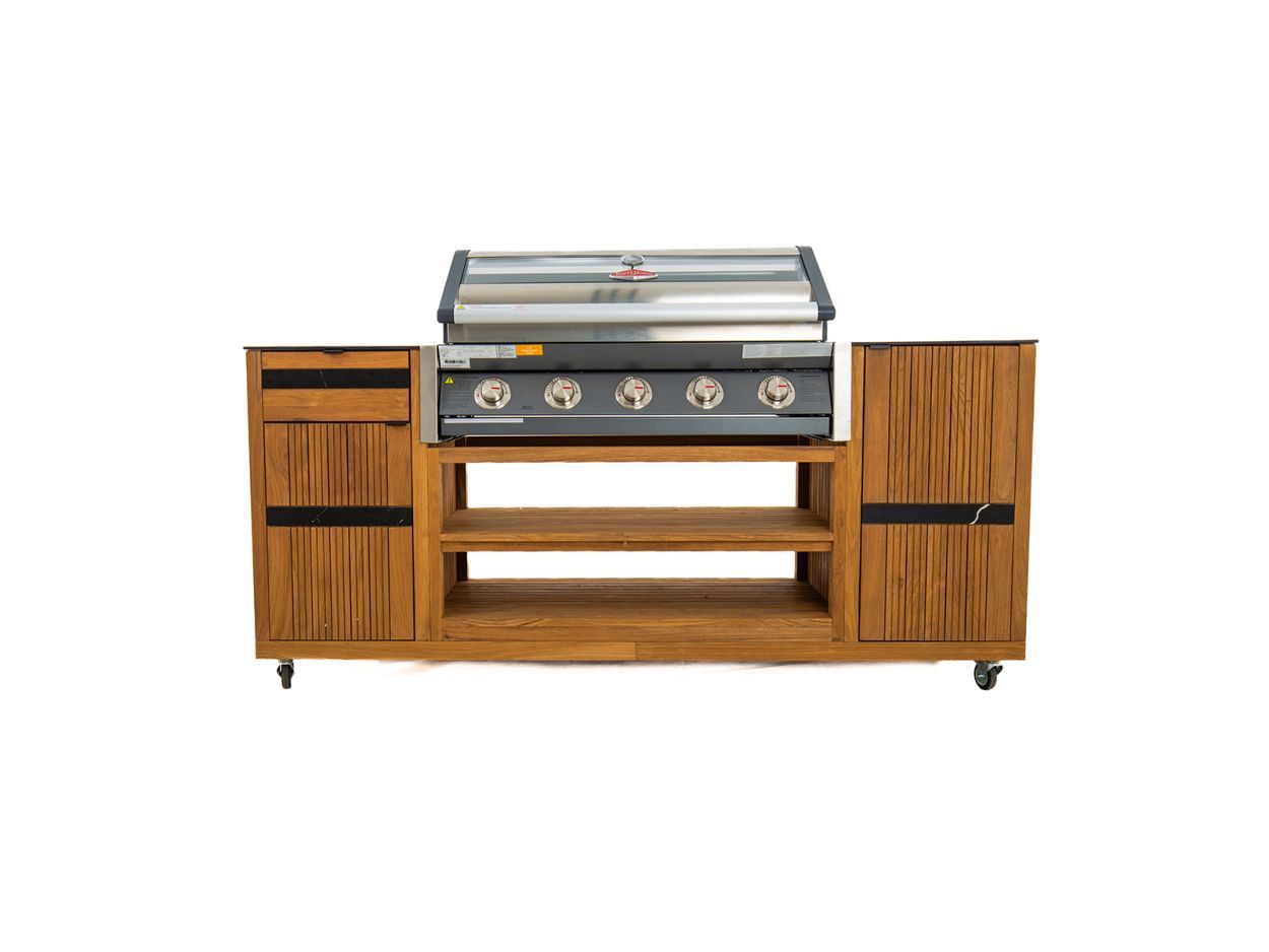 Amalfi BBQ Trolley on Wheels-Garden Furniture Centre-HighRange,Reclaimed Furniture,Fire Pits & BBQ's,Amalfi,Teak,Outdoor Furniture,Outdoor Kitchens,Outdoor Kitchen,Modular Furniture-{collection_title}