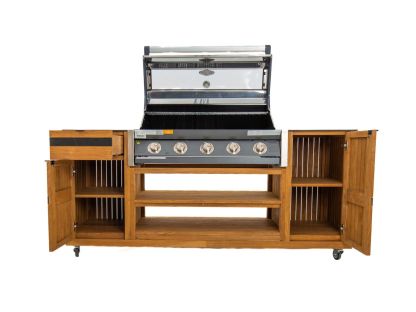 Amalfi BBQ Trolley on Wheels