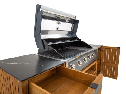 Amalfi BBQ Trolley on Wheels