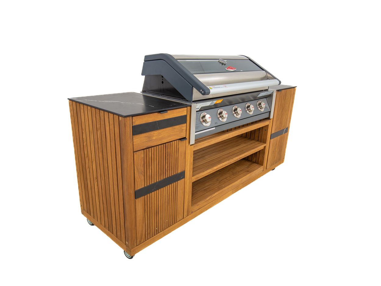 Amalfi BBQ Trolley on Wheels