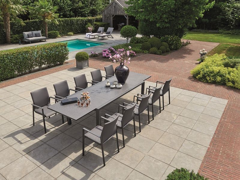 Mustique 10 Chair Extending Set | Life Range | Ex-Display-Garden Furniture Centre-HighRange,Metal,Tables,Dining Set,Outdoor Furniture,Metal Furniture,Ranges,Life Range,Outdoor Dining,Autumn & Winter Sale,Sale,Showroom exdis-{collection_title}