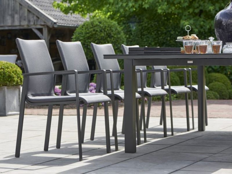Mustique 10 Chair Extending Set | Life Range | Ex-Display-Garden Furniture Centre-HighRange,Metal,Tables,Dining Set,Outdoor Furniture,Metal Furniture,Ranges,Life Range,Outdoor Dining,Autumn & Winter Sale,Sale,Showroom exdis-{collection_title}