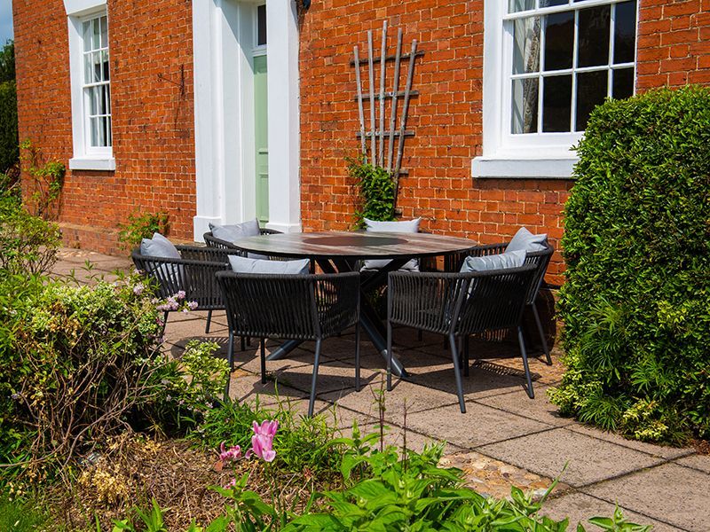 Aruba 6 Chair Dining Set-Garden Furniture Centre-HighRange,Metal,Tables,Dining Set,Outdoor Furniture,Outdoor Dining,Solar-{collection_title}