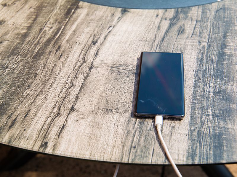 Solar Slate Round Table 1.5m -Garden Furniture Centre-HighRange,Metal,Dining Table,Tables,Outdoor Furniture,Metal Furniture,Outdoor Dining-{collection_title}