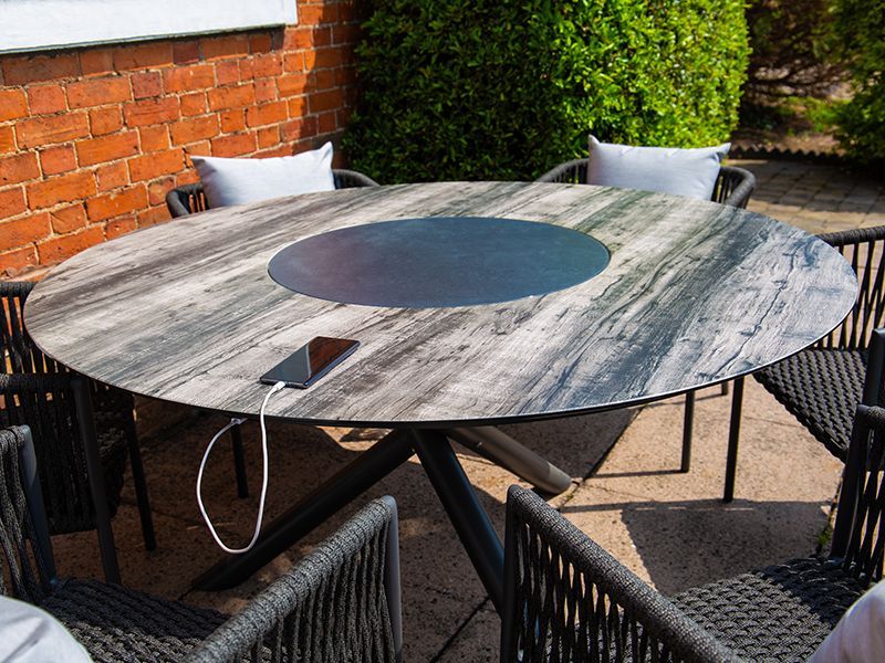 Aruba 6 Chair Dining Set-Garden Furniture Centre-HighRange,Metal,Tables,Dining Set,Outdoor Furniture,Outdoor Dining,Solar-{collection_title}