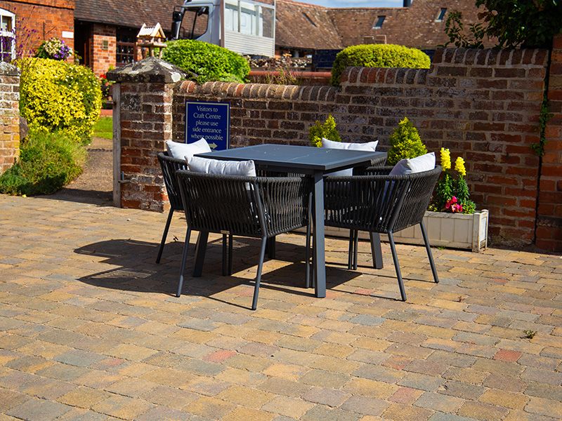 Square Table 90cm Dining Set | Aruba