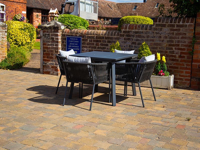 Square Table 90cm Dining Set | Aruba