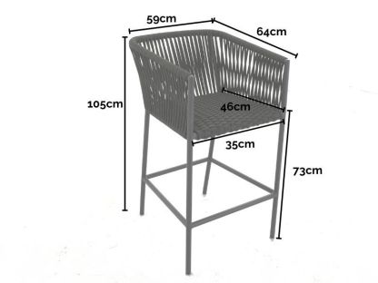 Aruba Rope Bar Stool