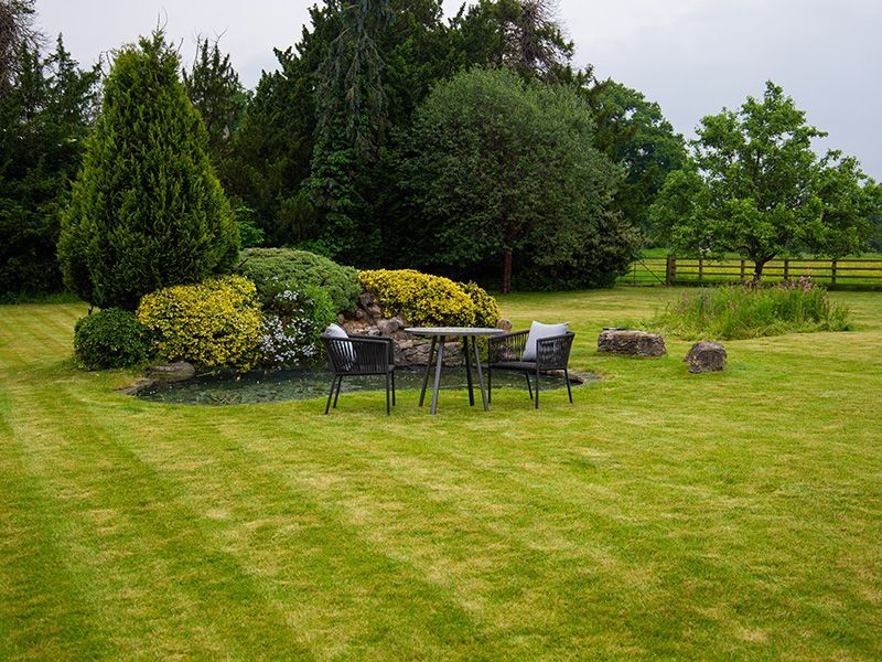 Terrazzo Bistro Table and 2 Aruba Dining Chairs Set-Garden Furniture Centre-MidRange,Metal,Tables,Dining Set,Outdoor Furniture,Metal Furniture,Outdoor Dining-{collection_title}