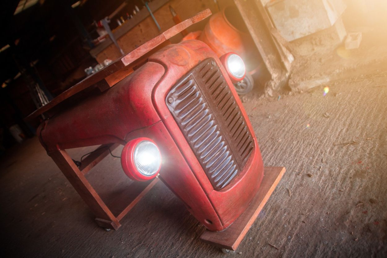 Indian Tractor Table-Garden Furniture Centre-MidInstock,instock,MidRange,Outdoor Furniture,Upcycled Furniture-{collection_title}