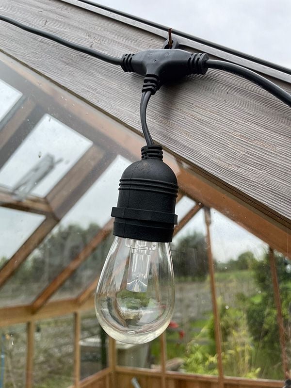 Multicoloured Solar LED Festoon String Lights
