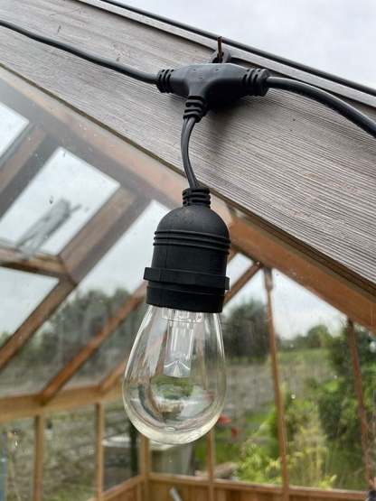 Multicoloured Solar LED Festoon String Lights