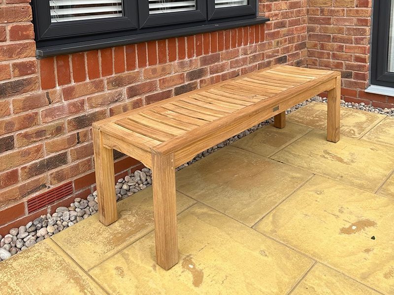 Backless Bench | FSC® Certified-Garden Furniture Centre-MidInstock,instock,LowRange,MidRange,Backless,Teak Garden Furniture,Benches,FSC®,Teak Benches Benches-{collection_title}