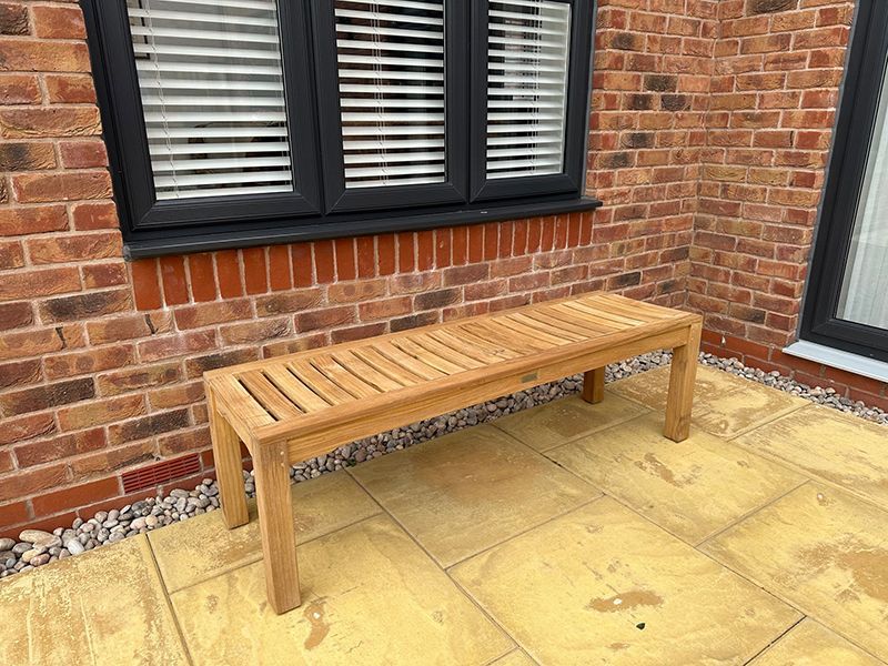 Backless Bench | FSC® Certified-Garden Furniture Centre-MidInstock,instock,LowRange,MidRange,Backless,Teak Garden Furniture,Benches,FSC®,Teak Benches Benches-{collection_title}