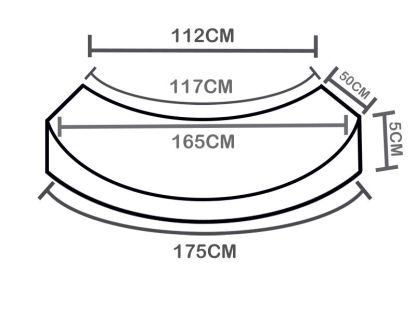 Contour Bench Cushion (Without Arms)