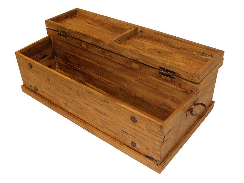 Bali Reclaimed Teak Rectangle Storage Box