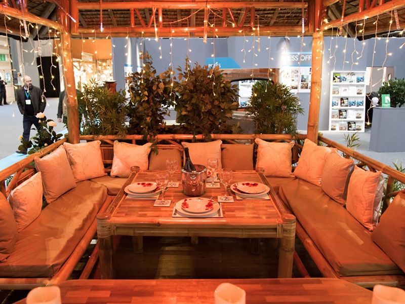 Bamboo Gazebo Bar