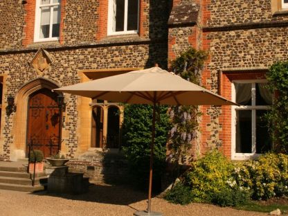 Bamboo 3.5m X 2.5m Rec Parasol Beige 