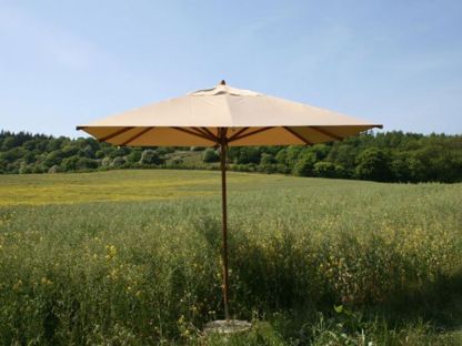 Bamboo 3.5m X 2.5m Rec Parasol Beige 