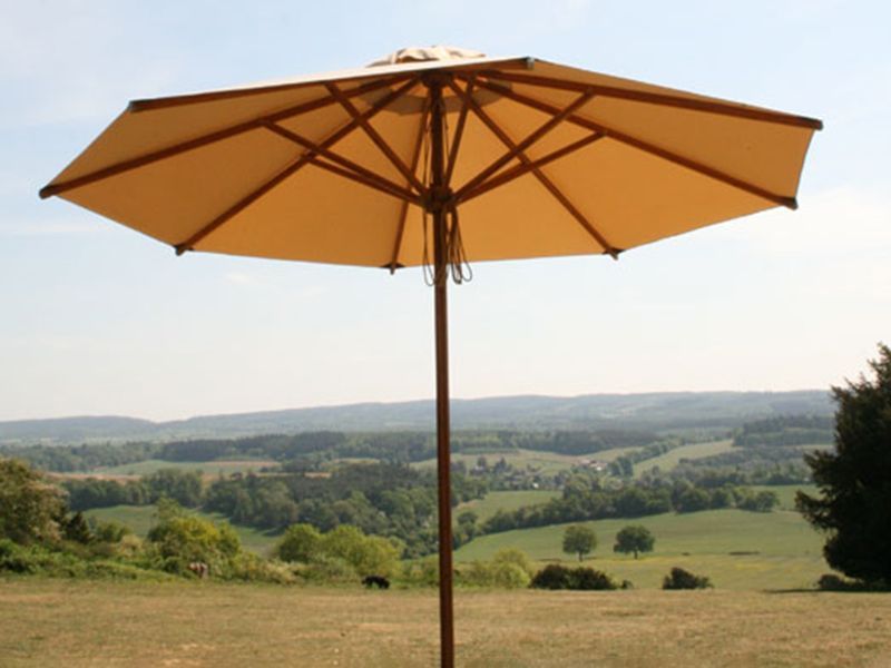 Bamboo 3m Parasol -Garden Furniture Centre-MidInstock,instock,MidRange,Round,Outdoor Furniture,Parasols,Commercial Parasols,Stand Alone Parasols Parasols,Bamboo Parasol,Stand Alone Parasols-{collection_title}