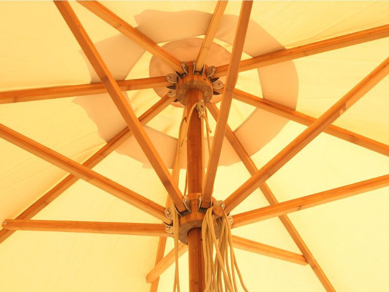 Bamboo 4m Parasol 