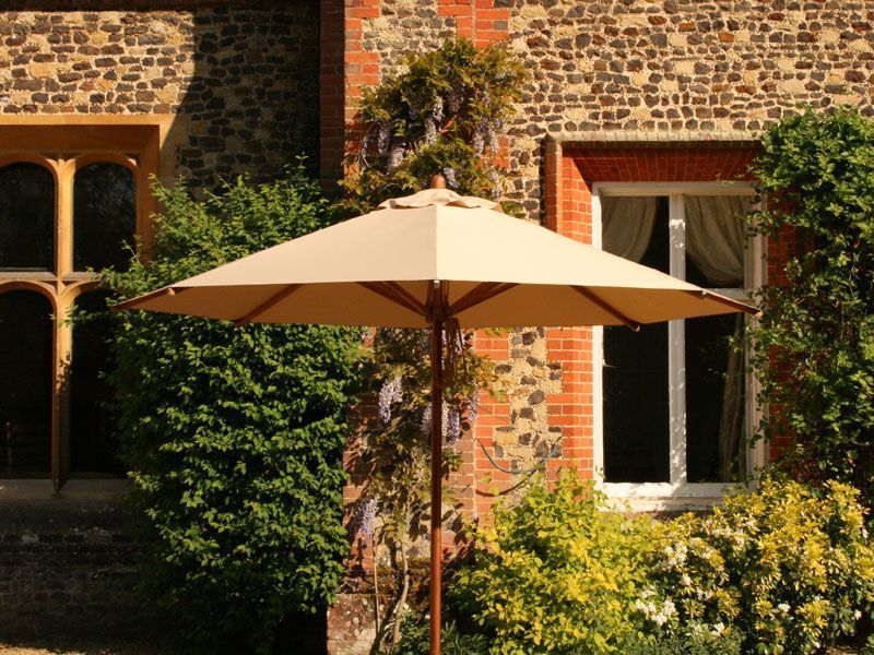 Bamboo 4m Parasol 
