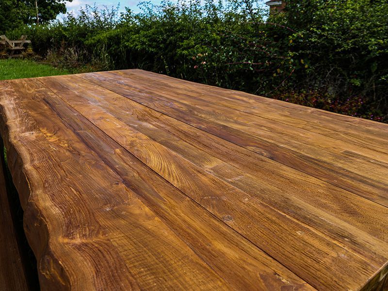 Barbarian Teak Bench Set -Garden Furniture Centre-HighRange,Teak,Tables,Dining Set,Outdoor Furniture,Teak Garden Furniture,Reclaimed Furniture,Outdoor Dining-{collection_title}