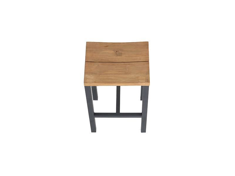 Sierra Backless Bar Stool | Bari Range-Garden Furniture Centre-LowRange,Teak,Tables,Outdoor Furniture,Teak Garden Furniture,Reclaimed Furniture,Outdoor Dining,The Bari Outdoor Kitchen Range-{collection_title}