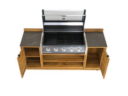 BBQ Cabinet Unit Trolley On Wheels | Bari